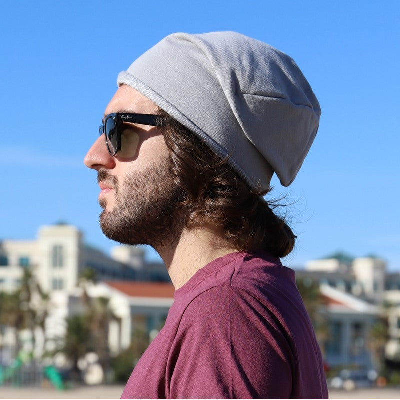 Fashion Beanie - The Combiner Lysegrå - Hue fra No Shirt No Shoes No Problem hos The Prince Webshop
