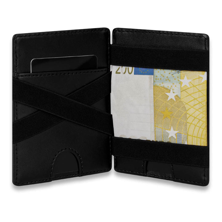 James Hawk Flip Wallet Black - Sort Læder Tegnebog - Kortholder fra James Hawk hos The Prince Webshop