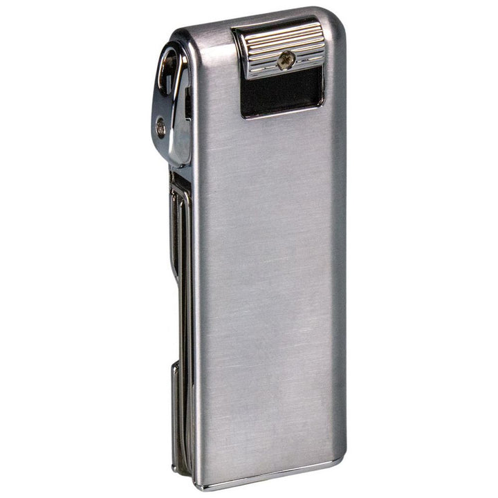 JEAN CLAUDE piezo pibe lighter "Julian" - chrome satin - Lighter fra Jean Claude hos The Prince Webshop