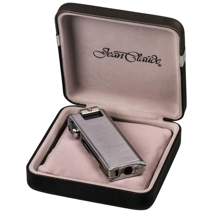 JEAN CLAUDE piezo pibe lighter "Julian" - chrome satin - Lighter fra Jean Claude hos The Prince Webshop