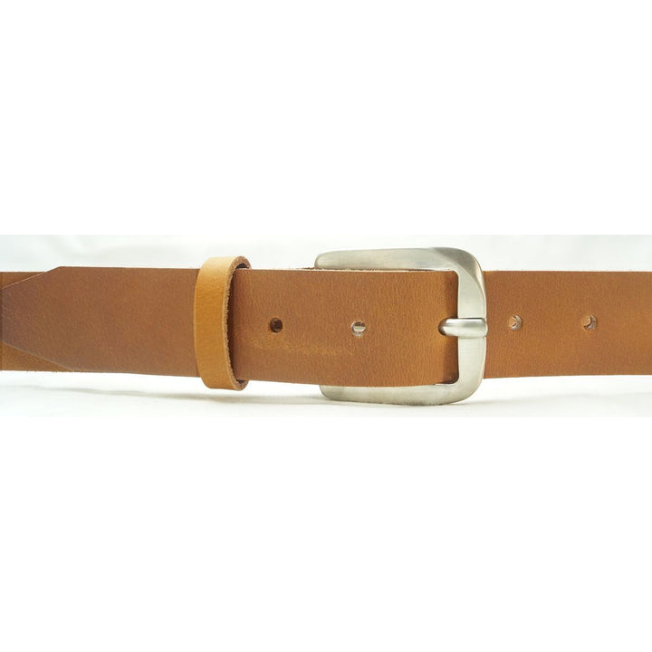 Læder Bælte - Fred - Cognac - Bælte fra The Leather Belt Co. hos The Prince Webshop