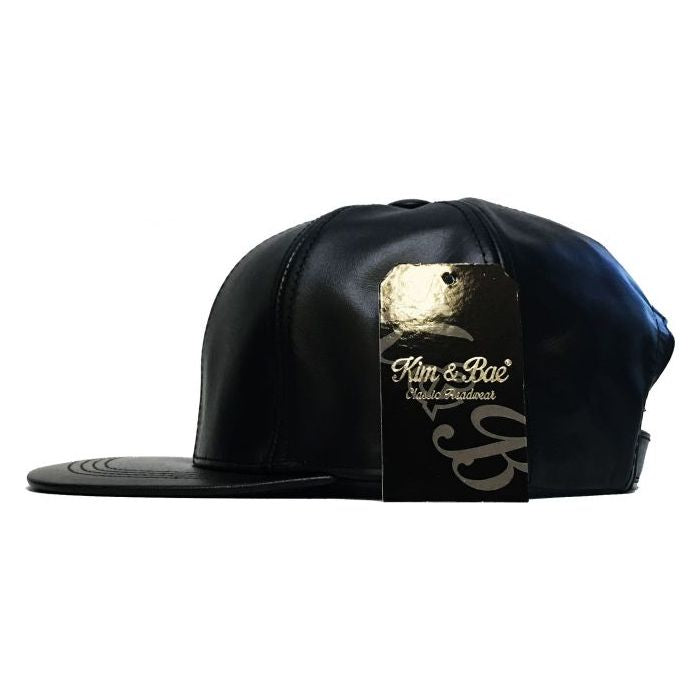 Ethos Sort Læder Cap - Baseball Cap fra Ethos hos The Prince Webshop