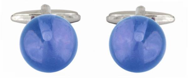 Manchetknapper Big Blue Balls - Manchetknapper fra The Armitage Collection hos The Prince Webshop