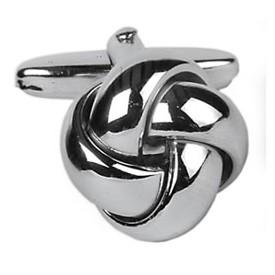 Manchetknapper Knude 1 Tråd Rund Sølv - Manchetknapper fra The Armitage Collection hos The Prince Webshop