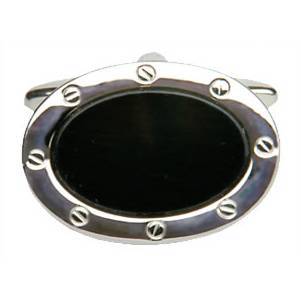 Manchetknapper Koøje Onyx Oval - Manchetknapper fra The Armitage Collection hos The Prince Webshop