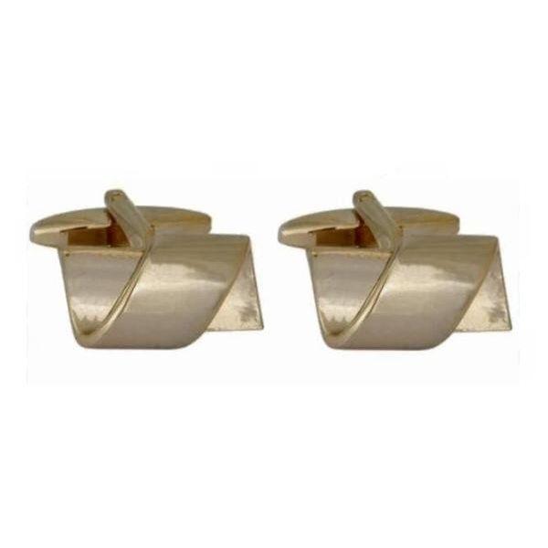 Manchetknapper Twisted Guld - Manchetknapper fra The Armitage Collection hos The Prince Webshop