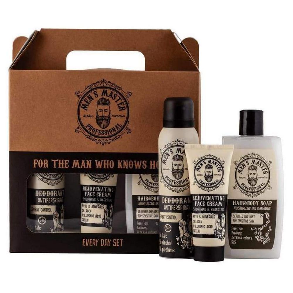 Mens Master Every Day Set Gaveæske - Bath & Body Gift Sets fra Men's Master hos The Prince Webshop