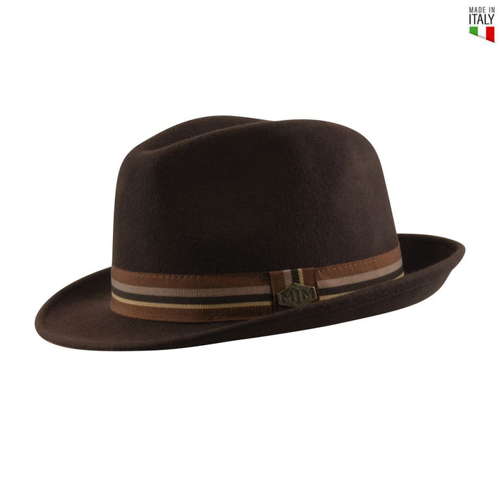 MJM Oscar Trilby Filt Hat - Brun - Trilby Hat fra MJM Hats hos The Prince Webshop