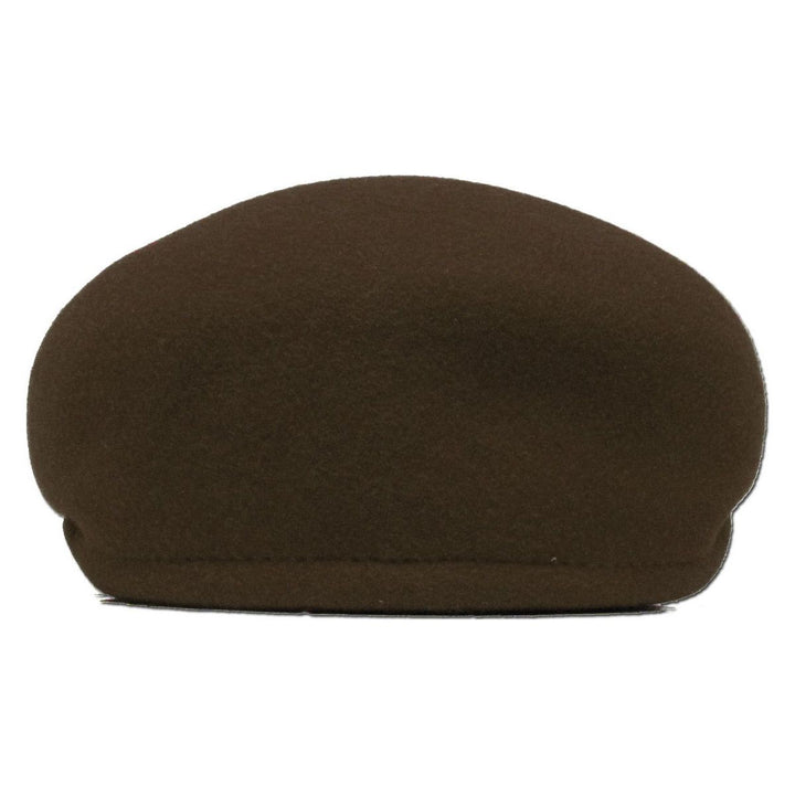 Ethos Dark Brown Wool Felt Ascot - Mørkebrun Sixpence - Flat Cap fra Ethos hos The Prince Webshop