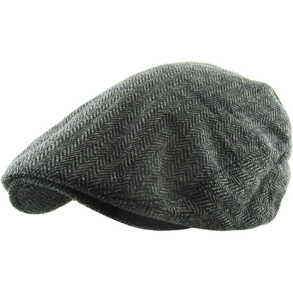 Mørkegrå Ethos Bonderøvs Sixpence Sildeben - Flat Cap fra Ethos hos The Prince Webshop