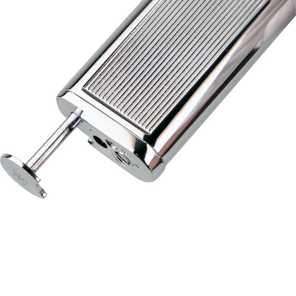 JEAN CLAUDE flint pibe lighter "Oldie" - chrome diacut - Lighter fra Jean Claude hos The Prince Webshop