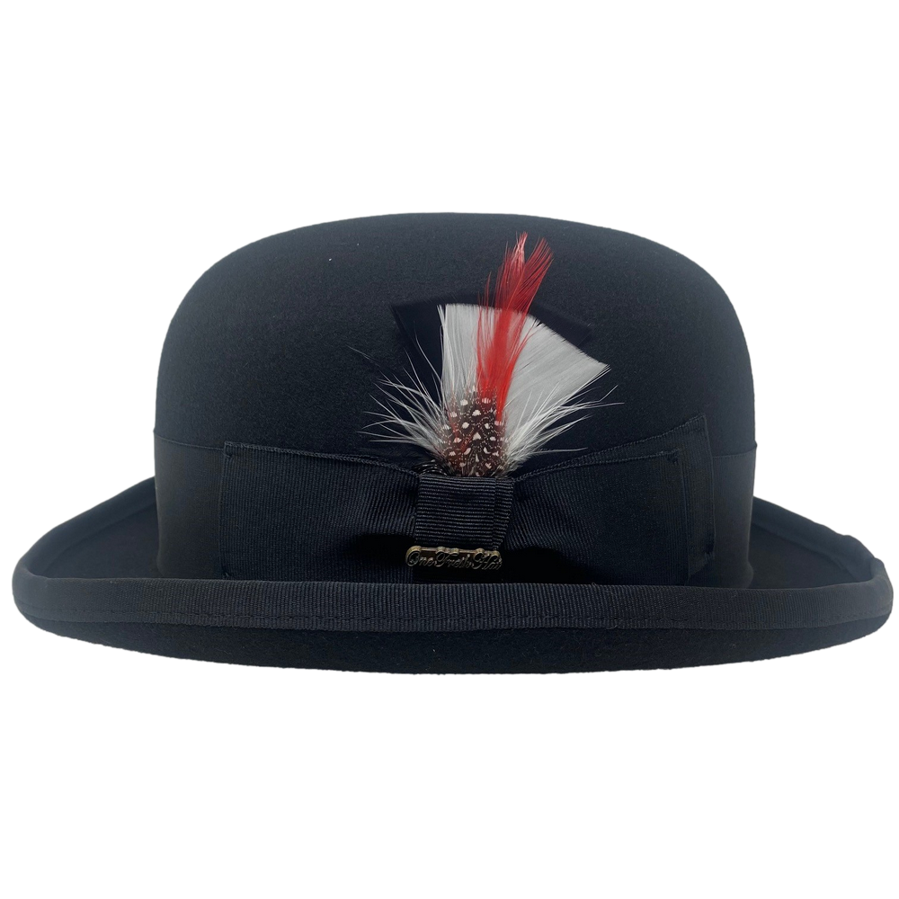 Klassisk Sort Bowler Hat - 100% Uld - Hat fra One Fresh Hat hos The Prince Webshop