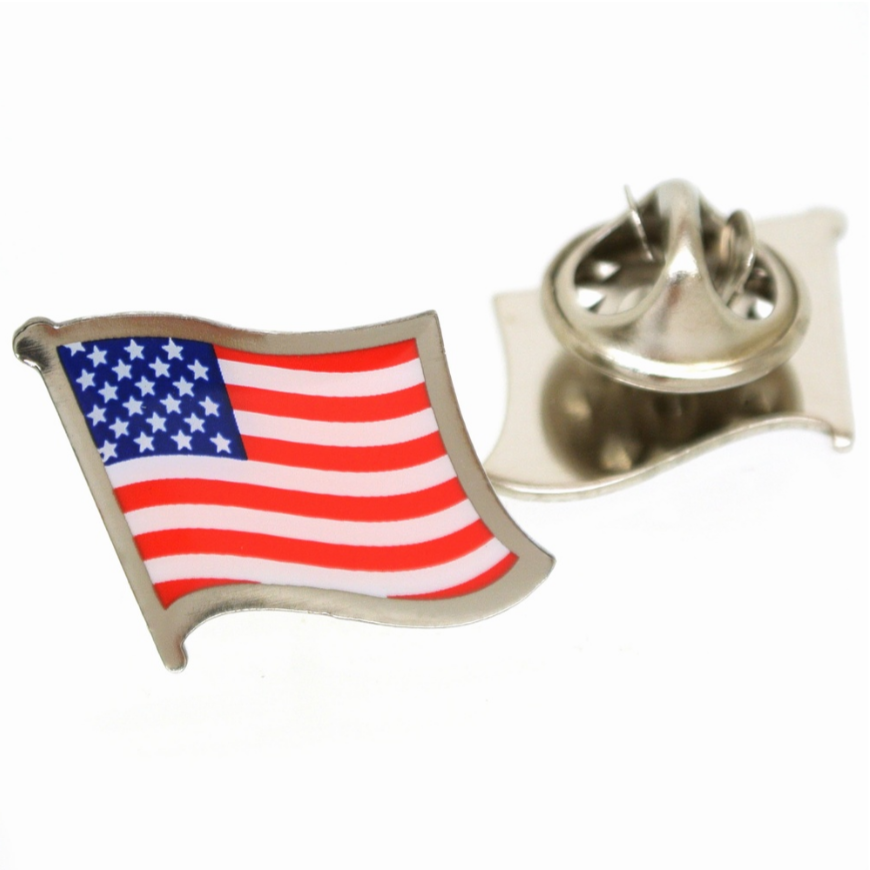 Reversnål Flag United States - Reversnål fra Onyx Art of London hos The Prince Webshop