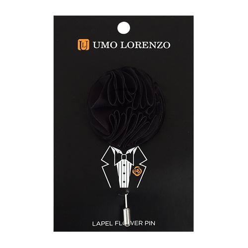Sort Revers Blomst - Reversnål fra Umo Lorenzo hos The Prince Webshop