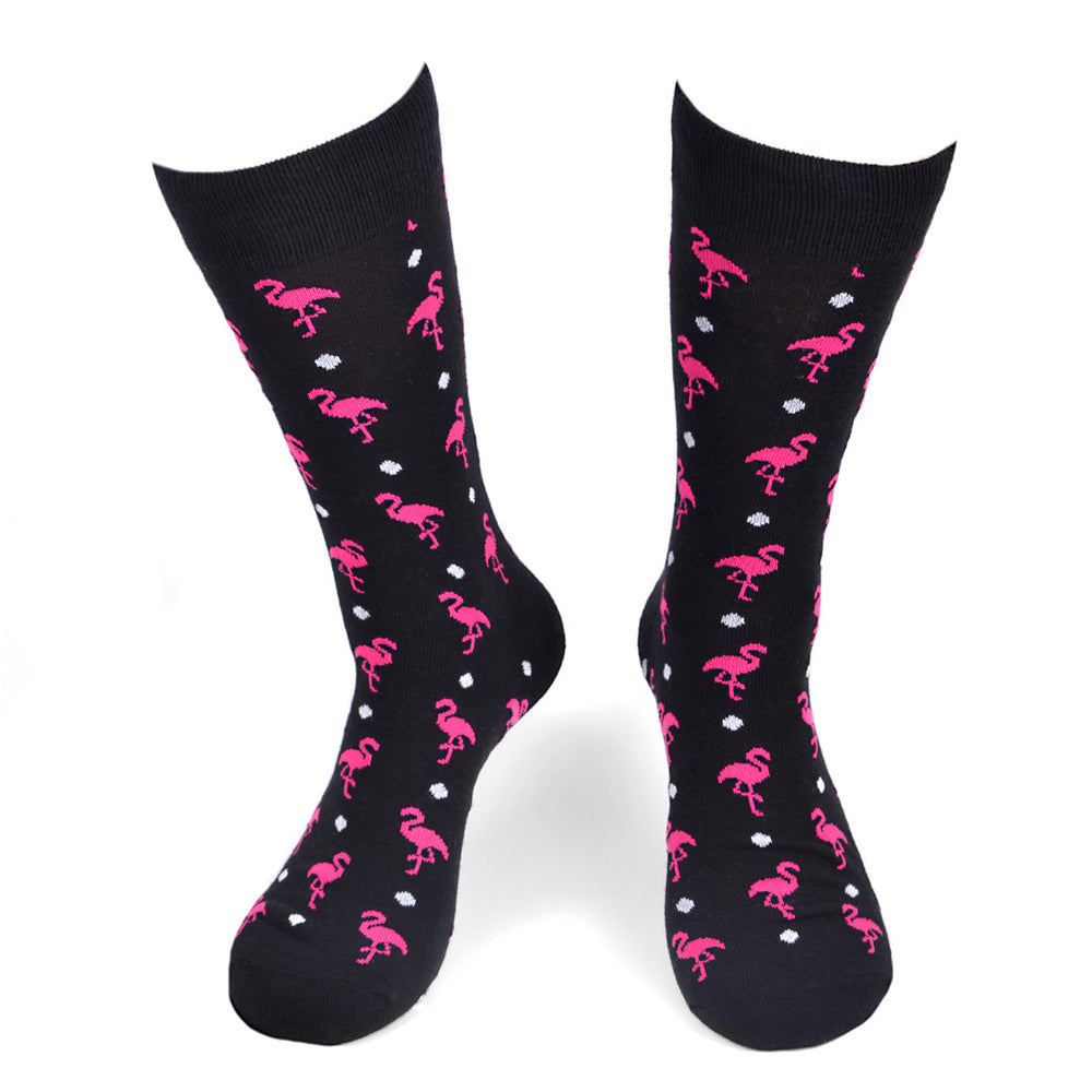 Pink Flamingo Strømper - 3 valgfri farver - Herre Strømper fra Parquet hos The Prince Webshop