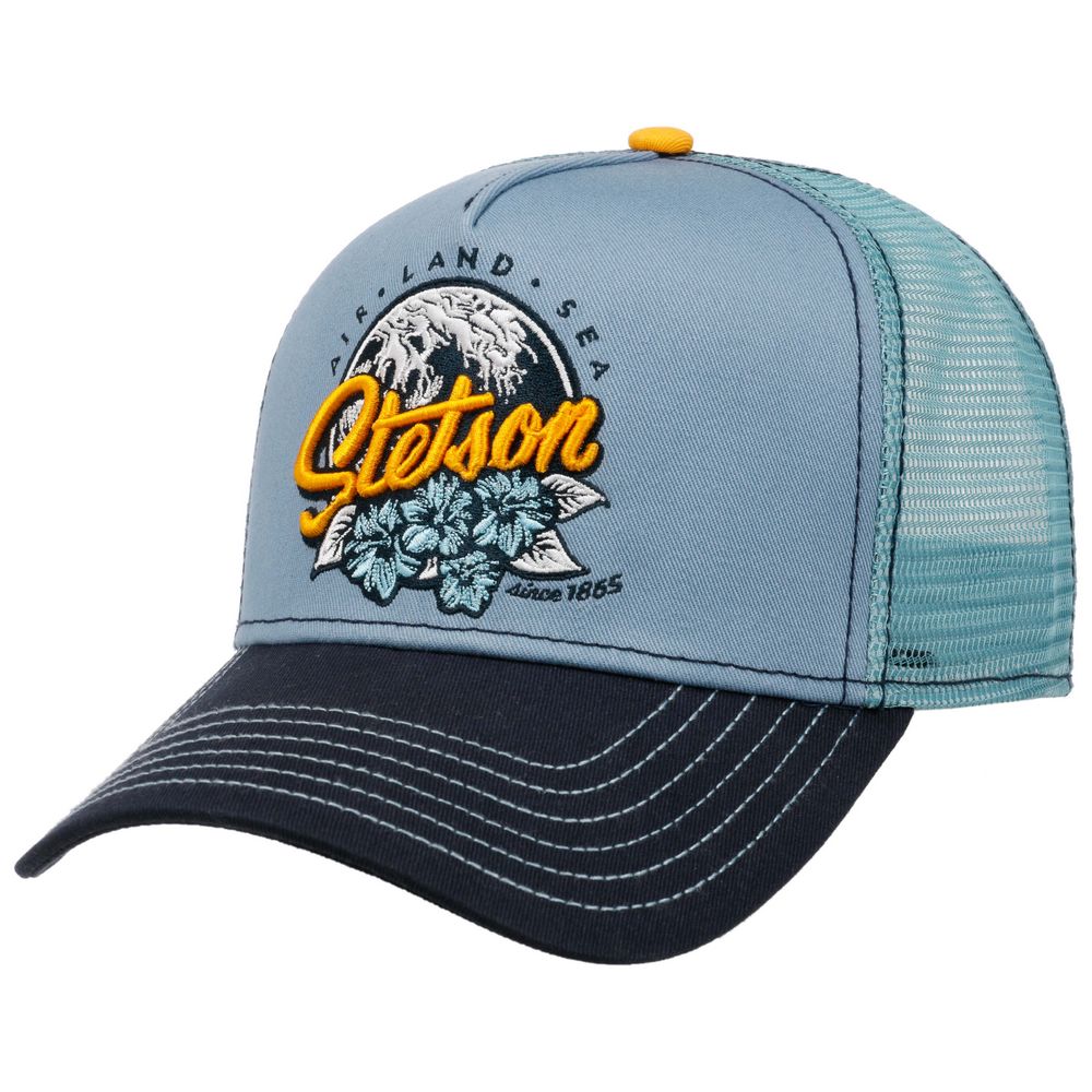 Stetson Trucker Cap Air Land Sea - Blå - Baseball Cap fra Stetson hos The Prince Webshop