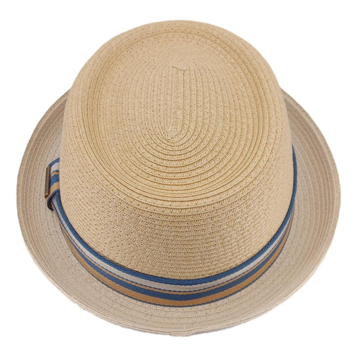 Stetson Porkpie Toyo Strå Sommerhat - Natur - Hat fra Stetson hos The Prince Webshop