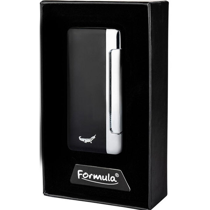 Formula Crocodile Power Single Jet Lighter - Sort - Lighter fra Formula hos The Prince Webshop