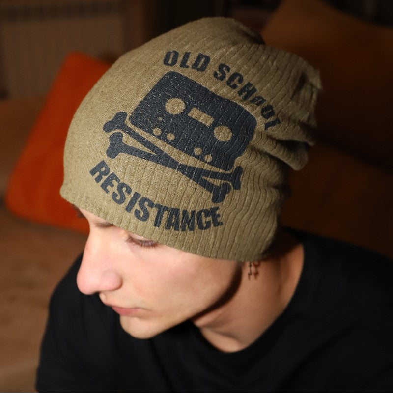 Fashion Beanie - Old School Resistance - Hue fra No Shirt No Shoes No Problem hos The Prince Webshop