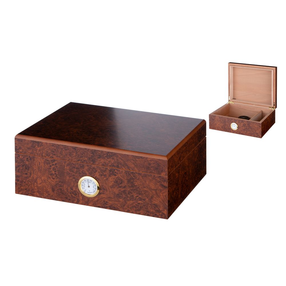 Angelo 30-40 Cigar Humidor i Rod Træ Design - Cigar Humidor fra Angelo hos The Prince Webshop