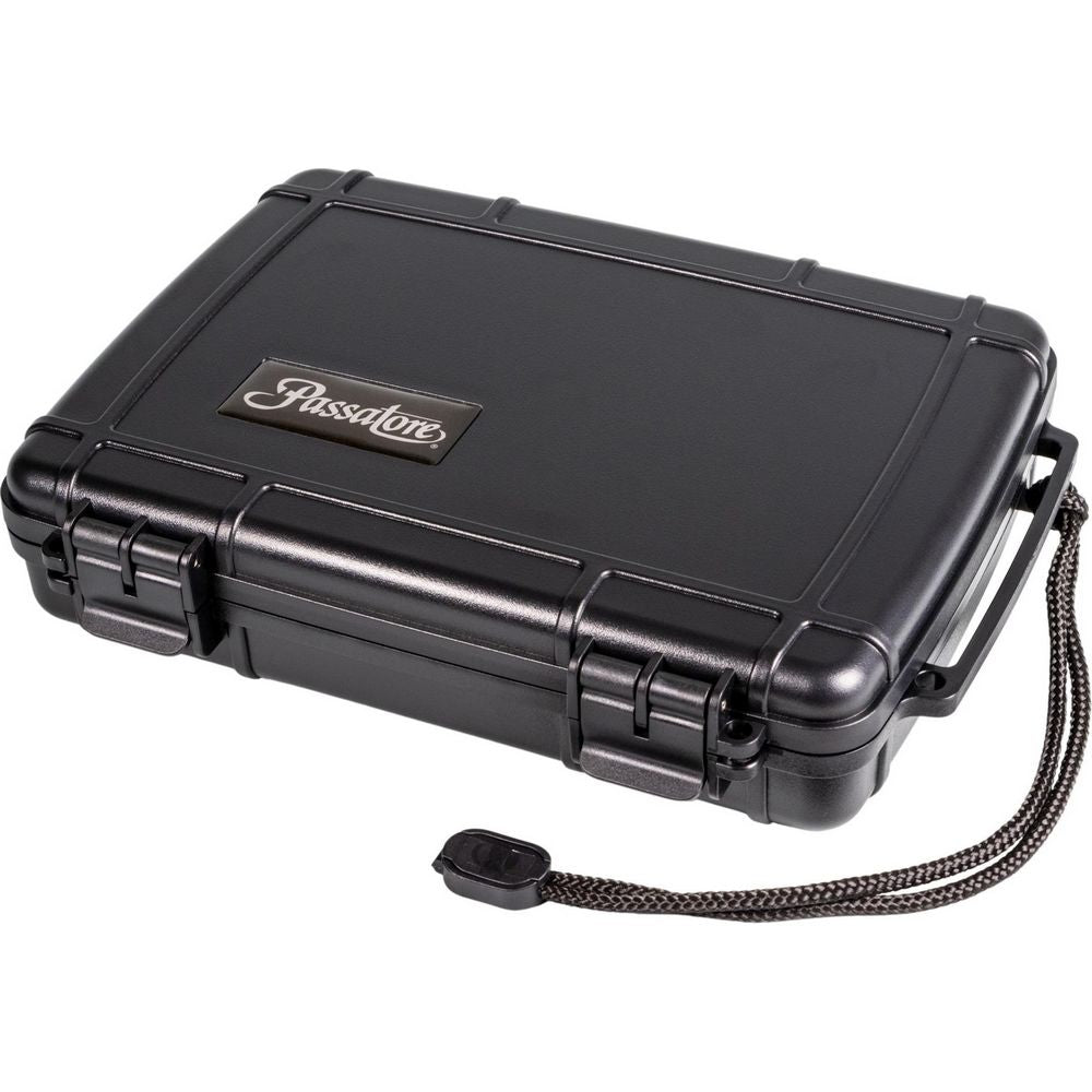 Passatore Cigar Case Acrylic Black for 6 Cigars - Cigar Humidor fra Passatore hos The Prince Webshop