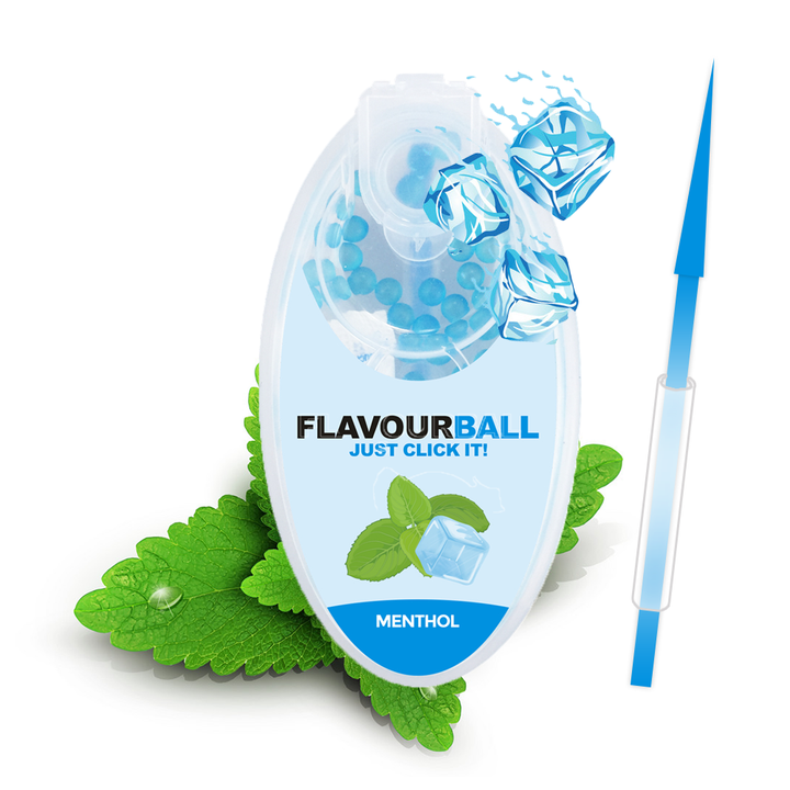 100 stk Menthol Flavour Balls Aroma Kugler i Pod - Aroma Kugler fra FLAVOUR BALLS hos The Prince Webshop