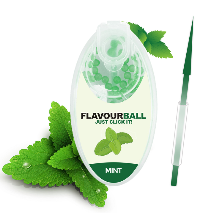 100 stk Mint Flavour Balls i Pod - Aroma Kugler fra FLAVOUR BALLS hos The Prince Webshop