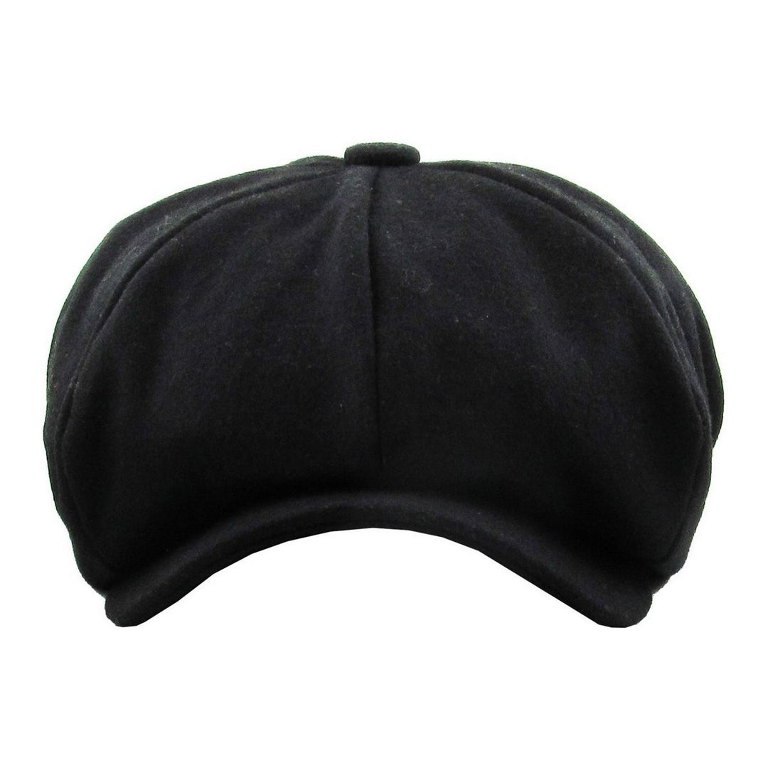 Ethos Black Newsboy - Sort Mælkedrenge Hat - Hat fra Ethos hos The Prince Webshop