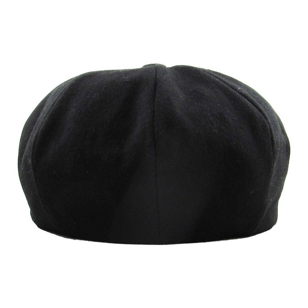 Ethos Black Newsboy - Sort Mælkedrenge Hat - Hat fra Ethos hos The Prince Webshop