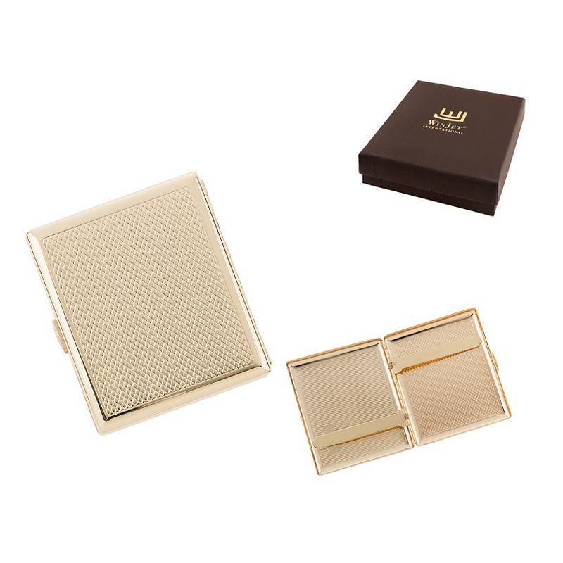 Winjet Cigaret Etui - 18 King Size Cigaretter - Guld - Cigaret Etui fra Winjet hos The Prince Webshop