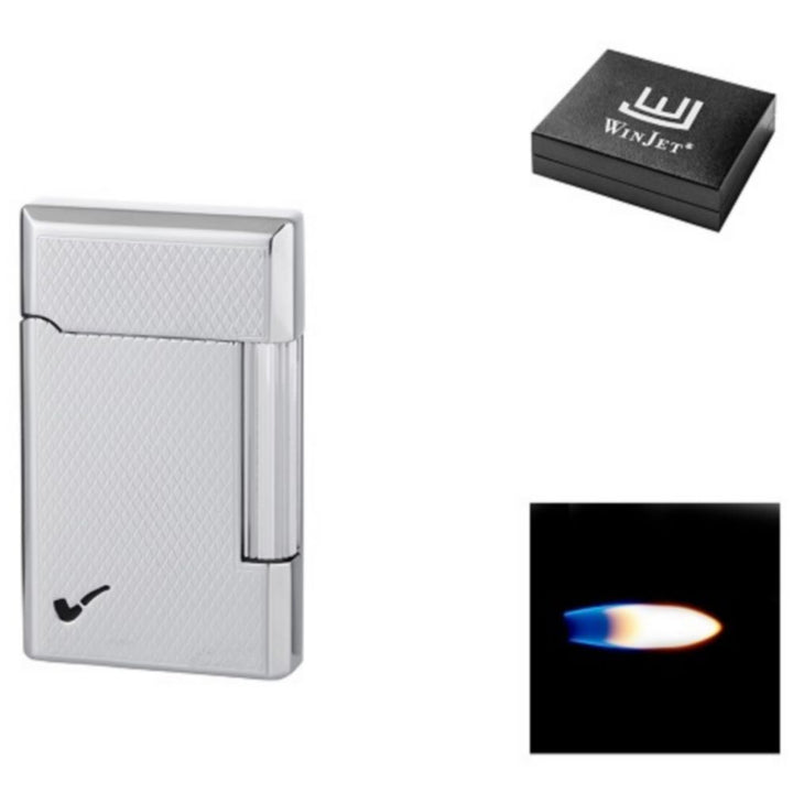 Winjet Premium Flint Pibe Lighter Sølv - Lighter fra Winjet hos The Prince Webshop