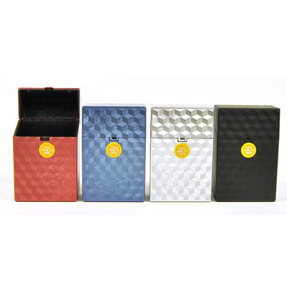 CLIC BOXX Relief Cigaretbox - 20 King Size - 4 farver - Cigaret Etui fra Champ hos The Prince Webshop