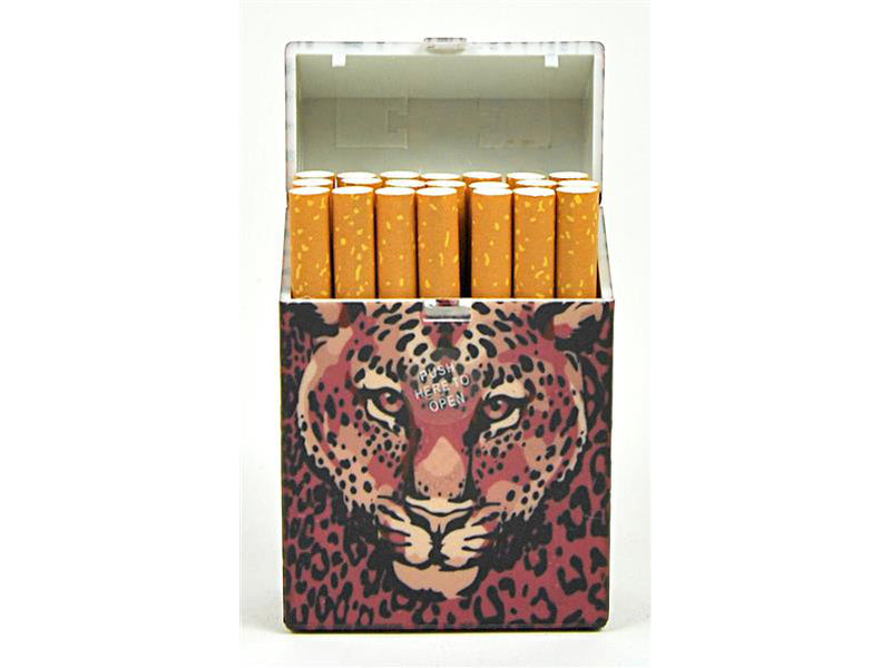 3 Safari Cigaretboxe - 21 King Size - 3 Designs - Cigaret Etui fra Excellent hos The Prince Webshop