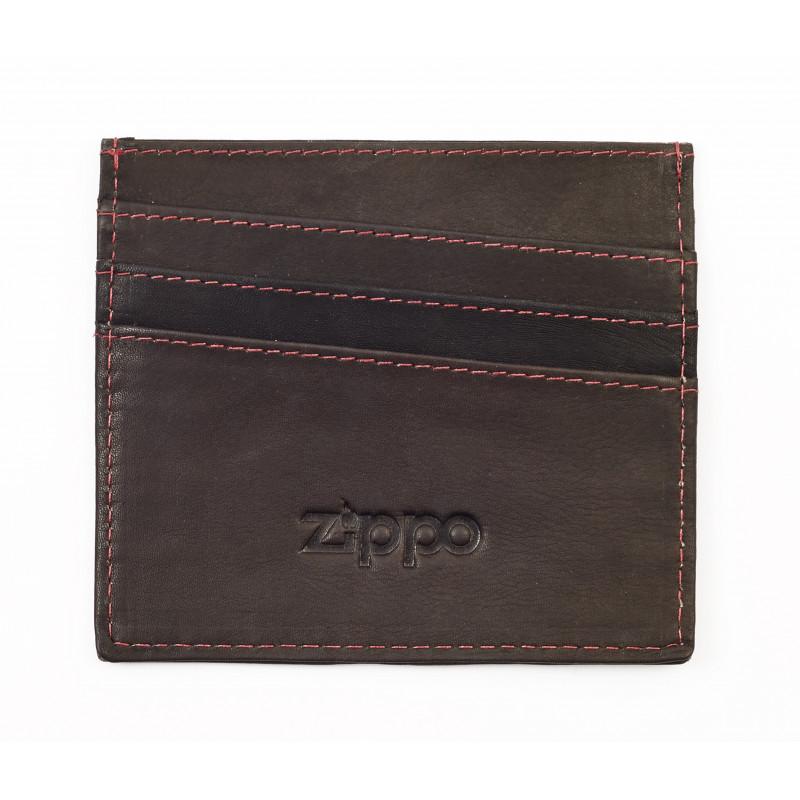 Zippo Læder Kortholder Mocha - Punge fra Zippo hos The Prince Webshop