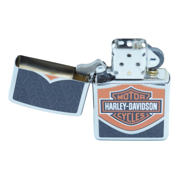 Harley Davidson Zippo Lighter Orange Logo - Zippo Lighter fra Zippo hos The Prince Webshop