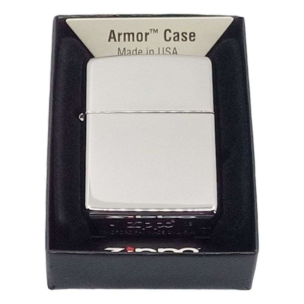 Zippo ARMOR CASE Lighter Chrome Højglans - Zippo Lighter fra Zippo hos The Prince Webshop