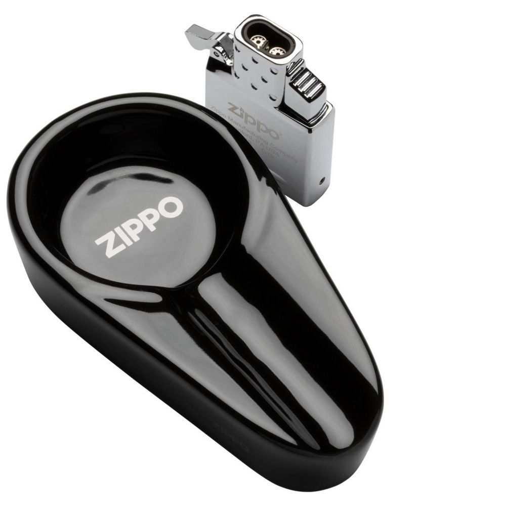 Zippo Cigar Lover Retrofit Kit - Jet Indsats + Askebæger - Zippo Tilbehør fra Zippo hos The Prince Webshop