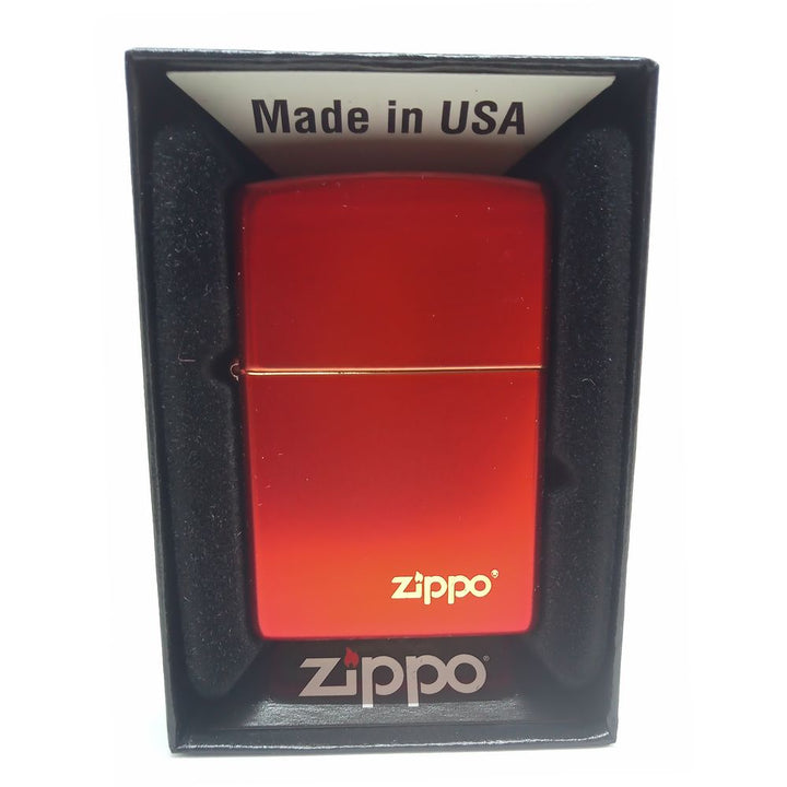 Zippo Lighter - Metallic Red - Zippo Lighter fra Zippo hos The Prince Webshop