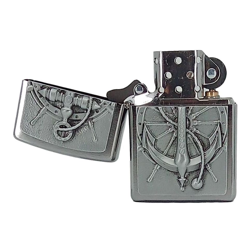 Anker & Ror Nautic Emblem Zippo Lighter - Zippo Lighter fra Zippo hos The Prince Webshop