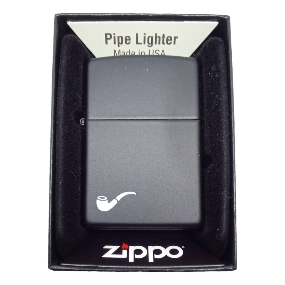 Original Zippo 60001269 Pibe Lighter - Matt Black - Zippo Lighter fra Zippo hos The Prince Webshop