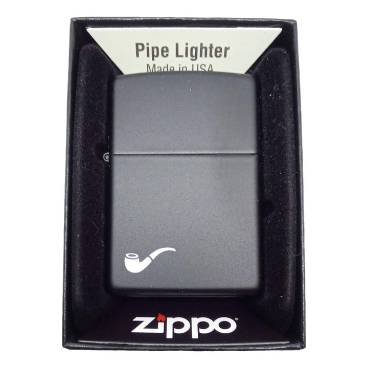 Original Zippo 60001269 Pibe Lighter - Matt Black - Zippo Lighter fra Zippo hos The Prince Webshop