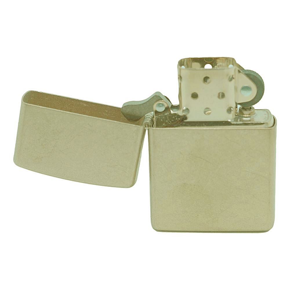 Zippo Lighter Brass Tumbled - Zippo Lighter fra Zippo hos The Prince Webshop